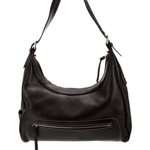 Hogan 100% Leather Hobo Bag